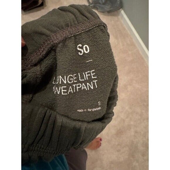 SO Olive Green Loungelife Sweatpants Juniors Size Small - Picture 3 of 4